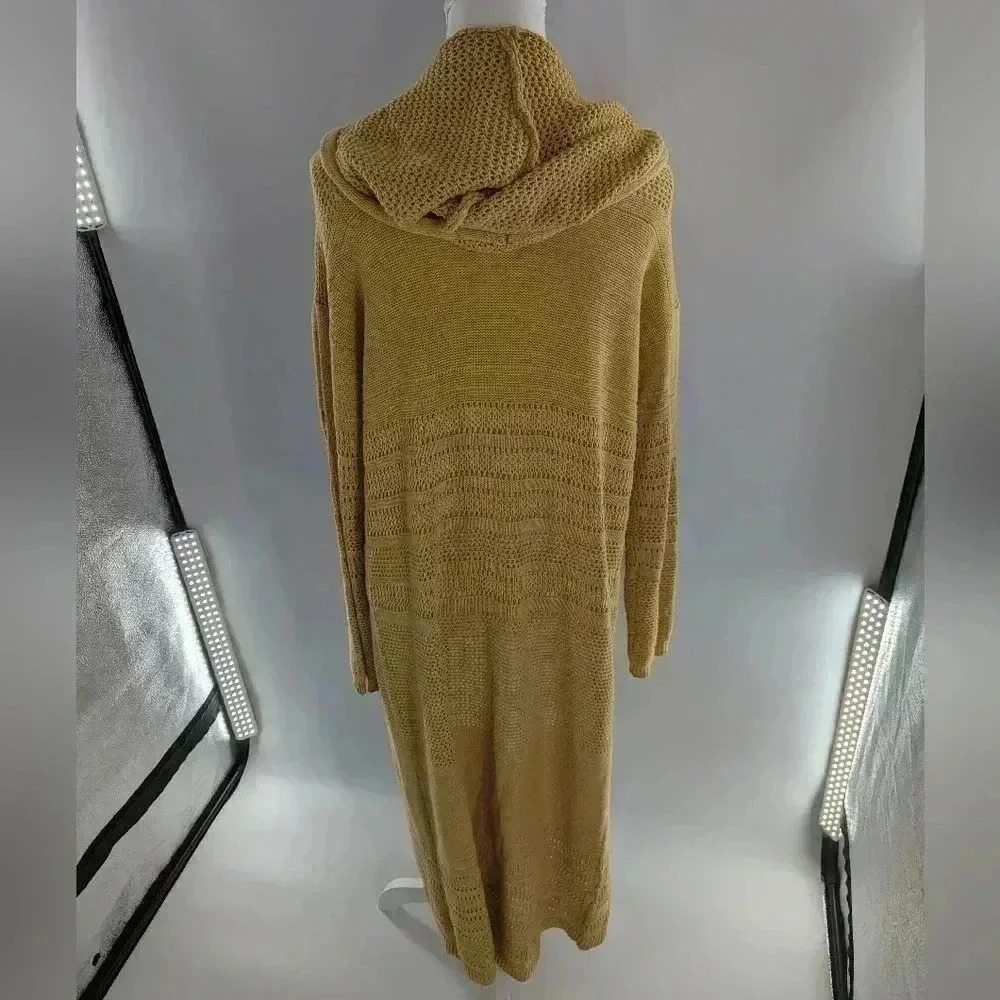 Marled Reunited Clothing Open Front Cardigan M Sahara Sun - Picture 5 of 9